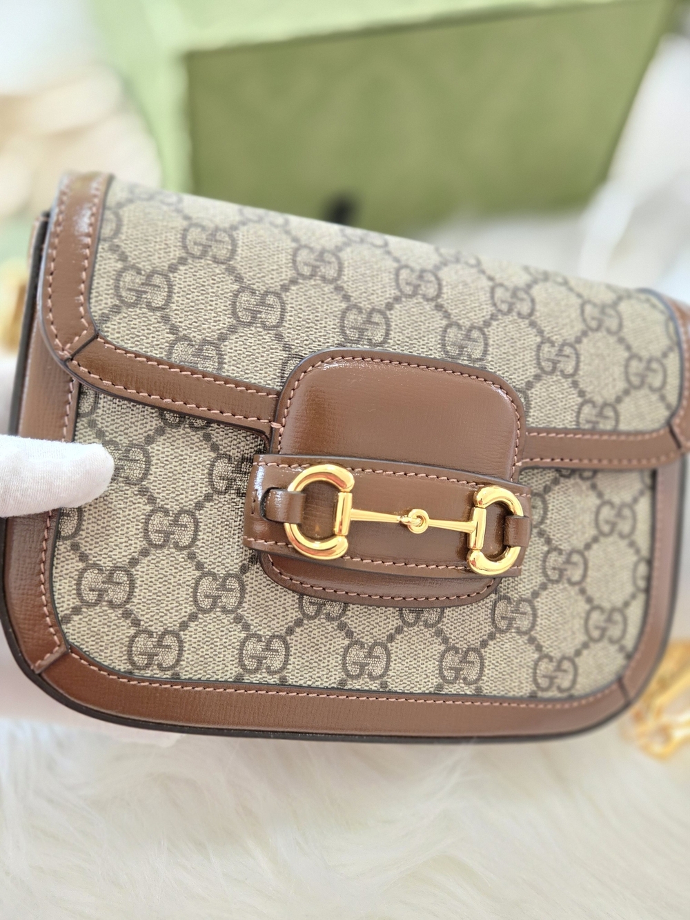 Gucci Horsebit 1955 small shoulder bag